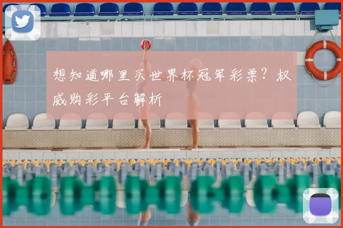 想知道哪里买世界杯冠军彩票?权威购彩平台解析